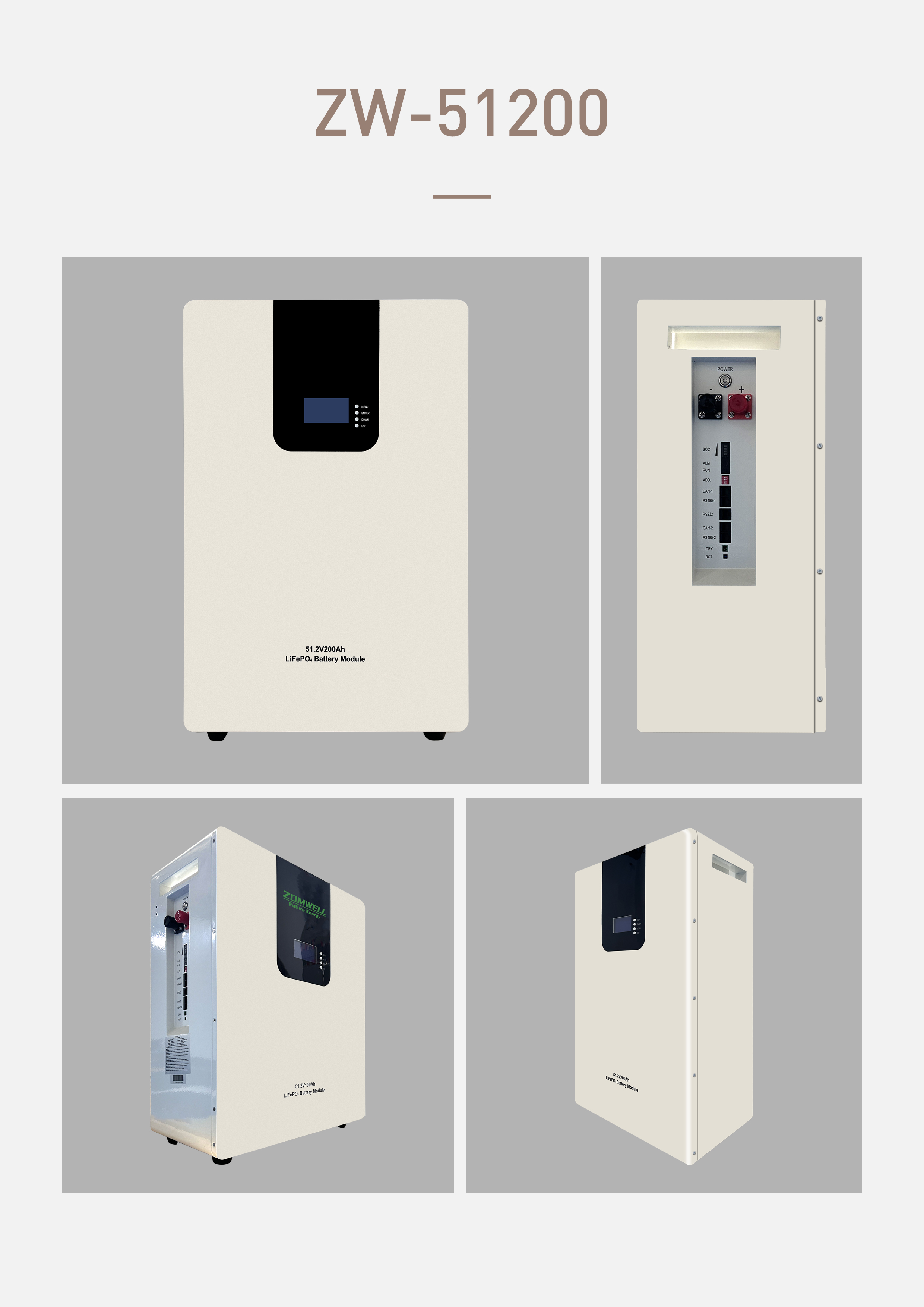 ZOMWELL Residential Energy Storage System