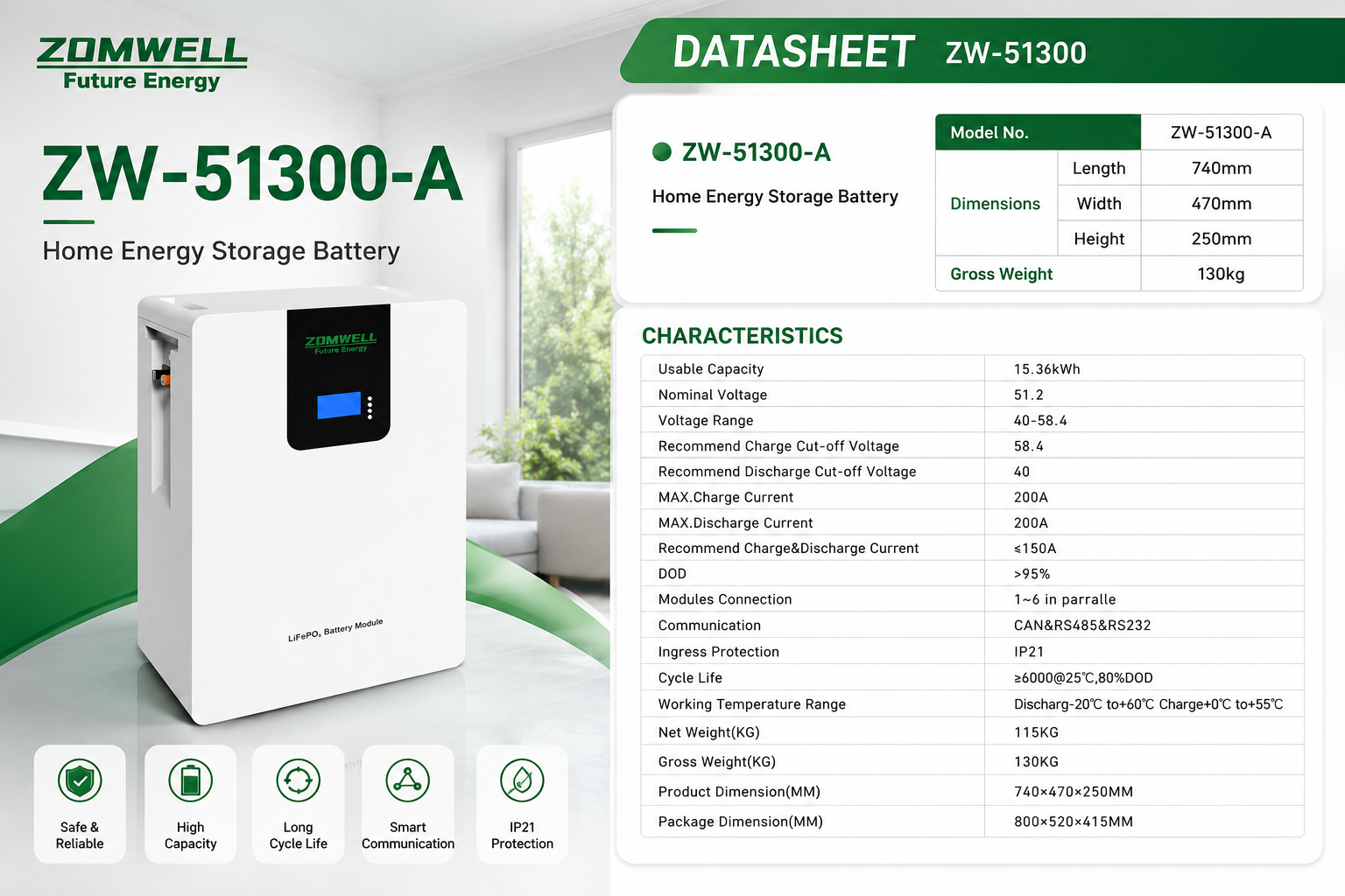 ZW-51300 technical datasheet preview